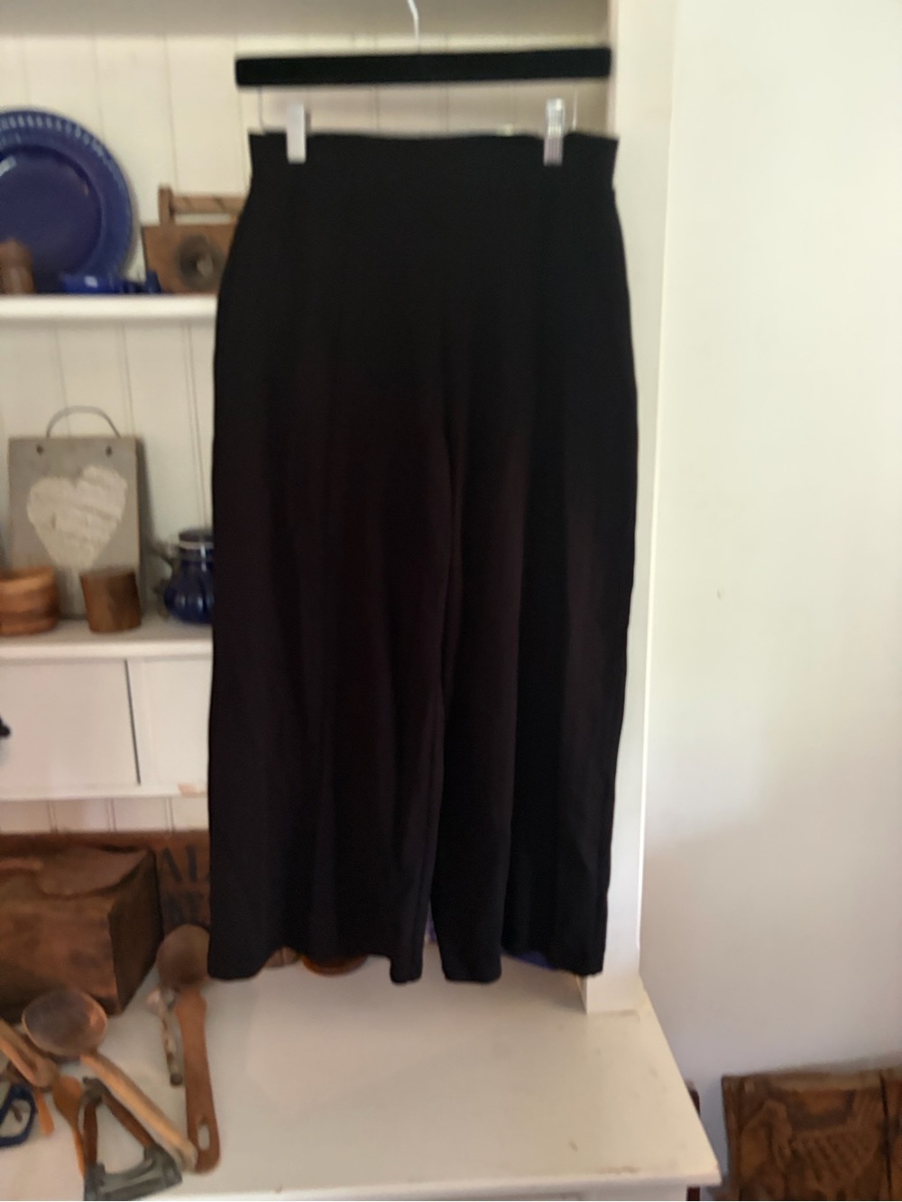 White Label Women’s Black Wide-Leg Pants